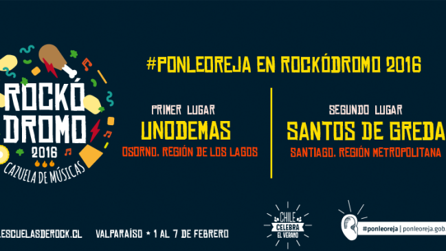 Campaña #PonleOreja seleccionó a dos bandas para Rockódromo 2016