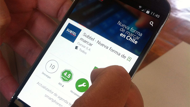 Más de 80 mil usuarios han actualizado su agenda con app de Subtel