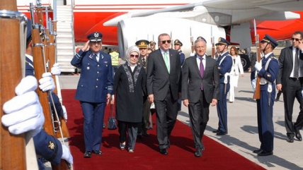  Presidente turco inició en Chile gira por América Latina  