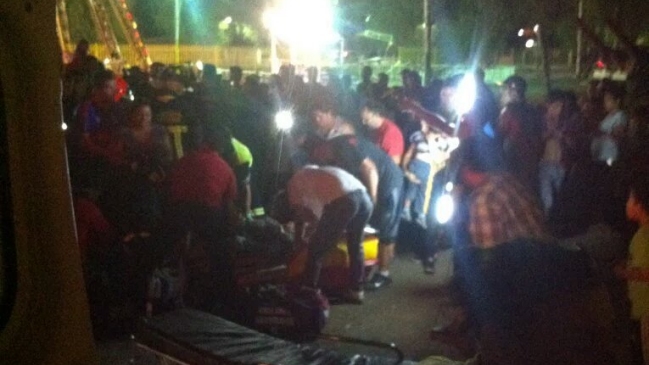 Accidente en parque de diversiones dejó dos personas lesionadas en Renca