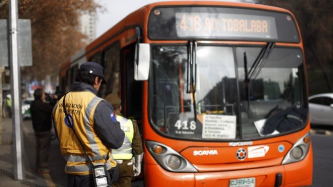 Evasión en el Transantiago cayó a 27,6 por ciento