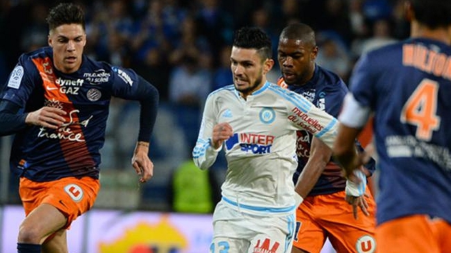 Olympique Marsella derrotó con lo justo a Montpellier en duelo que tuvo presencia de Isla