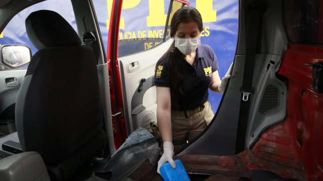 PDI detuvo a sujetos que transportaban cannabis sativa a la Región de Valparaíso