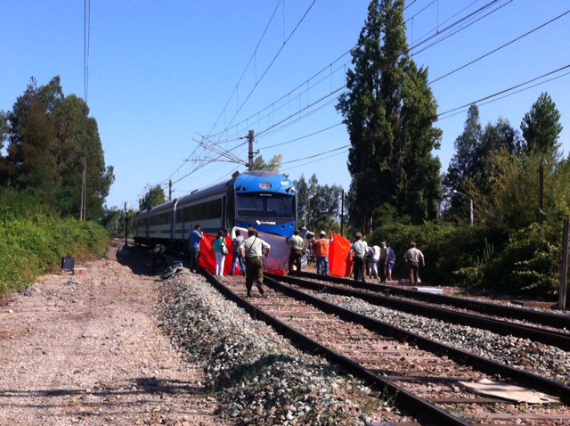 Un tren arrolló un auto en San Javier