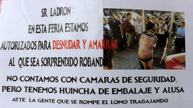 El 53 por ciento de los chilenos está de acuerdo con las detenciones ciudadanas