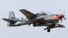 Avión caza se estrelló en plena zona residencial en Indonesia