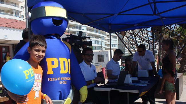 PDI llamó al cuidado de los niños para evitar extravíos durante el verano
