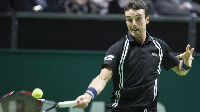 Roberto Bautista se instaló en cuartos de final en Rotterdam