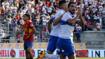 Fernando Cordero marcó el 1-1 de la UC ante Unión Española