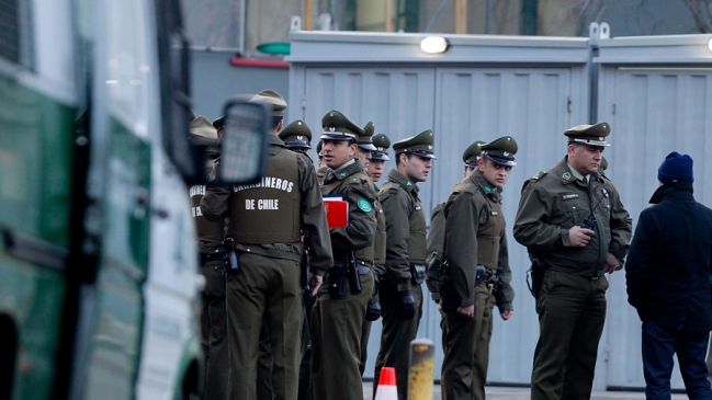 Operativo de Carabineros terminó con 580 detenidos en todo el país