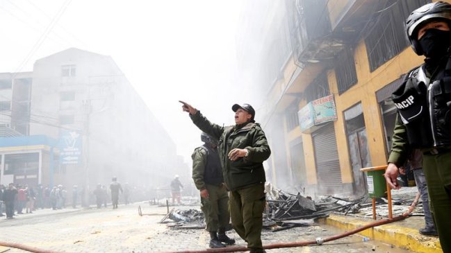 Bolivia: Prisión preventiva para dirigentes oficialistas acusados por fatal incendio