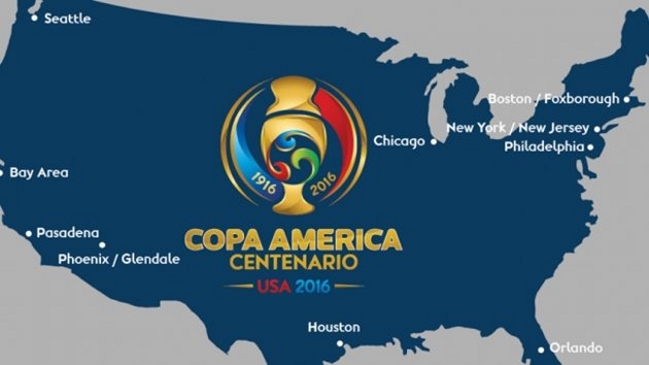 El calendario de la Copa América del Centenario