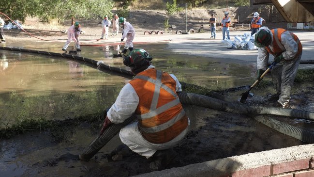 Empresa determinó causas del derrame de concentrado de cobre en Los Andes
