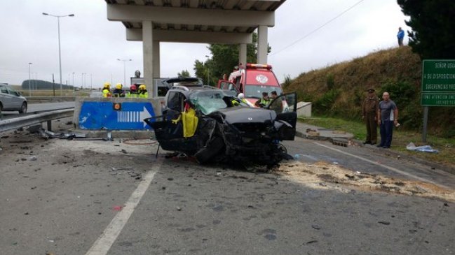 Accidente en acceso sur a Llanquihue dejó cuatro fallecidos