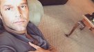 Ricky Martin se broncea para sus conciertos en Santiago