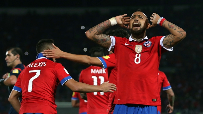 Chile continúa en el quinto lugar de la clasificación mundial de la FIFA