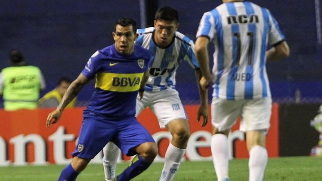 Boca Juniors igualó con Racing en el debut de Barros Schelotto