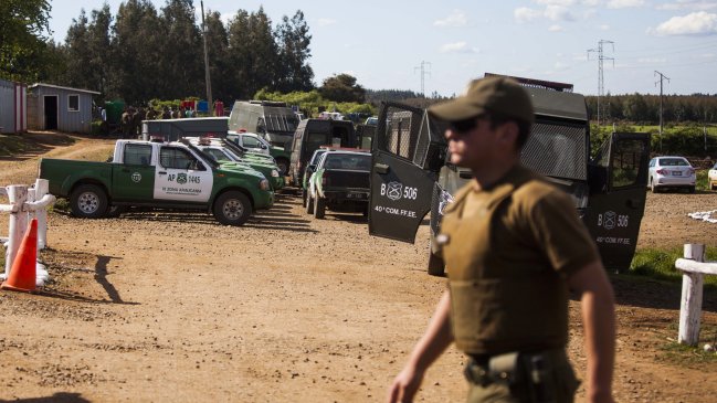 Tirúa: Pareja fue formalizada por disparos contra Carabineros