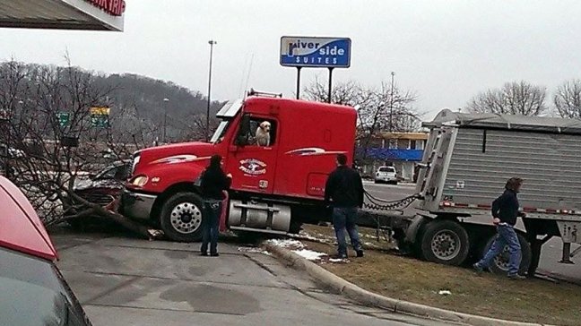 Perro que conducía camión protagonizó accidente en Minnesota