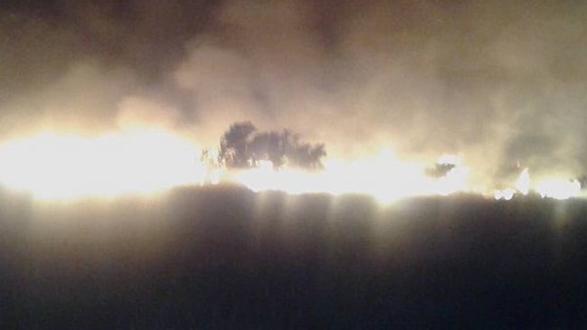 Onemi declaró alerta roja para Río Ibáñez por incendio forestal