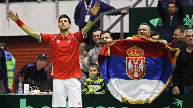 Djokovic y Troicki metieron a Serbia en cuartos de final del Grupo Mundial de Copa Davis