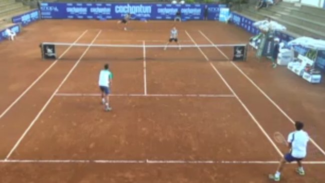 Tomás Barrios y Jorge Montero fueron eliminados en dobles del Challenger de Santiago