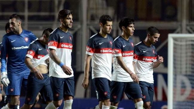 San Lorenzo de Paulo Díaz sufrió una dura caída ante Arsenal de Sarandí en Argentino