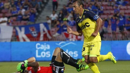 Gabriel Vargas anotó de entrada el primero para U. de Conce ante U. de Chile