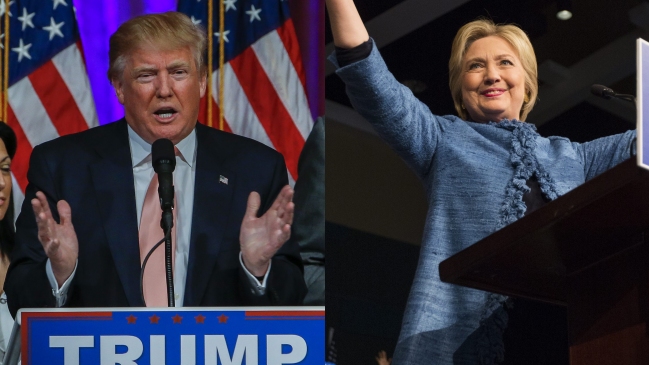 Donald Trump y Hillary Clinton lograron resonantes victorias en Florida