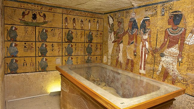 Revelan existencia de posibles cámaras ocultas en la tumba de Tutankamón