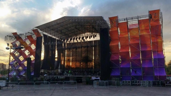 Autoridades inspeccionaron el Parque O'Higgins para Lollapalooza