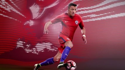 Así será la camiseta de la selección chilena en la Copa América Centenario