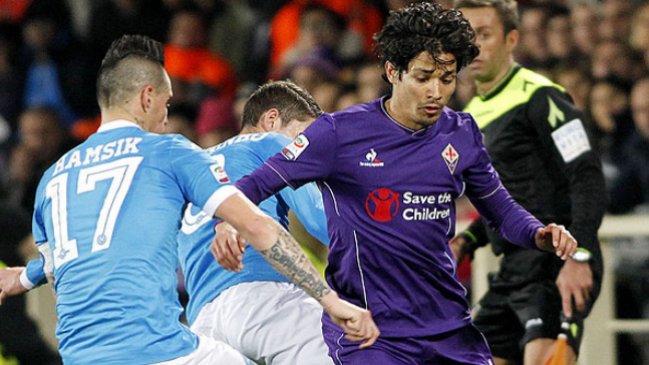 Fiorentina de Matías Fernández igualó en su visita a Frosinone en la Serie A