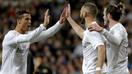 Real Madrid goleó a Sevilla en la Liga de España