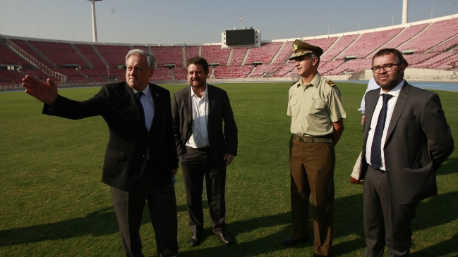 Autoridades inspeccionaron el Estadio Nacional previo al Chile-Argentina