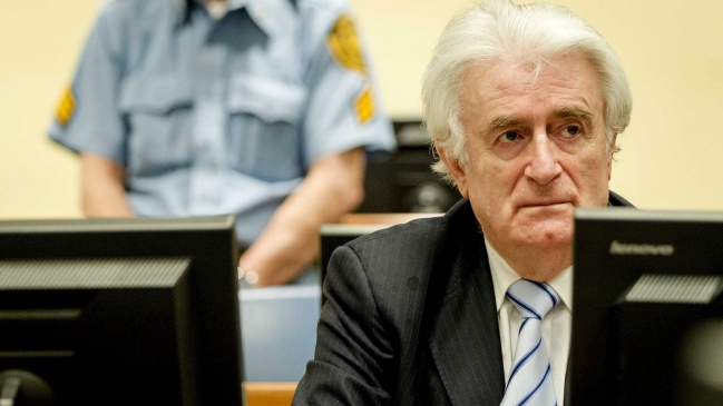 Radovan Karadzic fue condenado a 40 años por genocidio