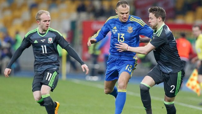 Ucrania superó a Gales en nueva jornada de amistosos previos a la Eurocopa
