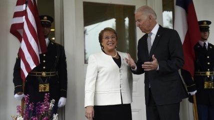  Bachelet y Biden abordaron retos regionales  