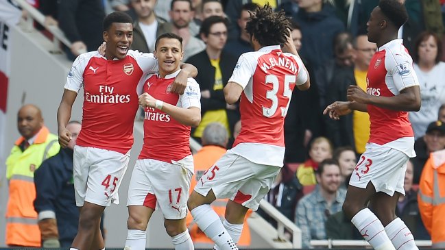 Alexis Sánchez destacó en goleada de Arsenal ante Watford por la Premier League inglesa