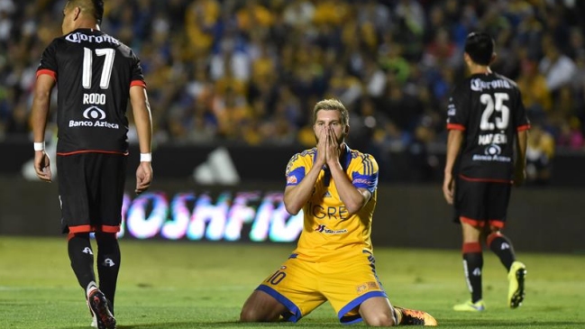 Héctor Mancilla jugó en empate de Tigres ante Atlas
