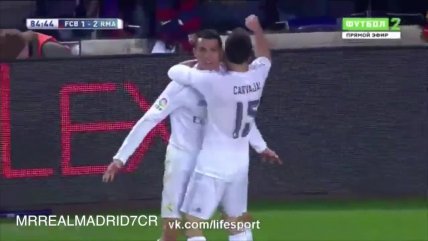 Cristiano Ronaldo le dio la victoria a Real Madrid sobre FC Barcelona en la liga española