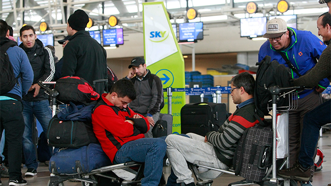 Sky canceló todos los vuelos programados para este fin de semana