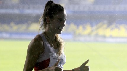   Isidora Jiménez ganó medalla de oro en los 200 metros del Grand Prix en Concepción 