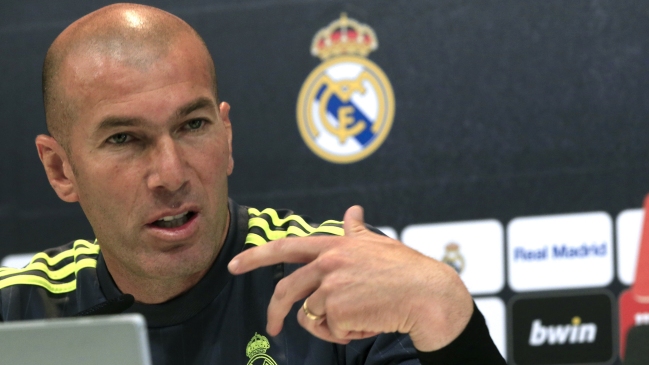 Zinedine Zidane dijo sentirse 