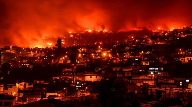 Exposición fotográfica rememora el fatídico incendio de Valparaíso