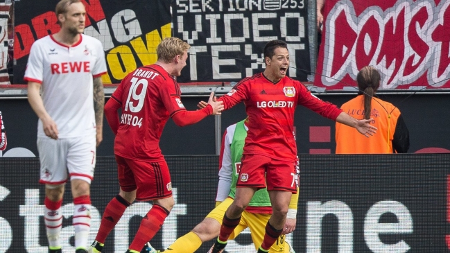 Charles Aránguiz volvió a sumar minutos en la victoria de Bayer Leverkusen sobre Colonia