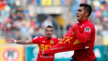César Pinares abrió el marcador para Unión Española ante Audax Italiano
