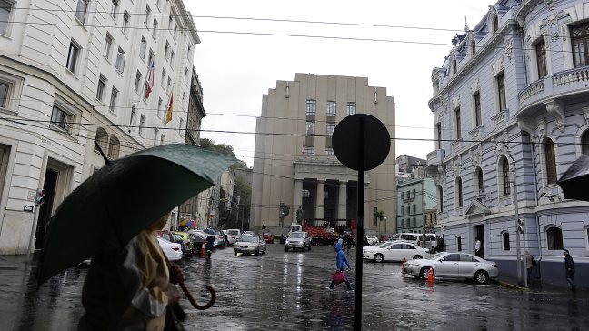 Armada anunció sistema frontal para Valparaíso a contar de este jueves