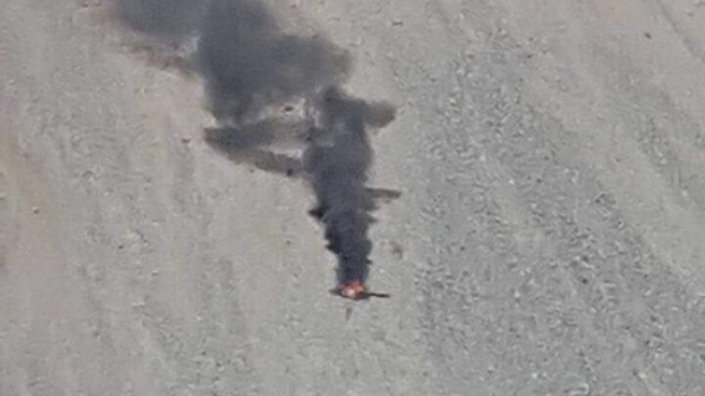 FACh trabaja en rescate de tripulación de helicóptero accidentado