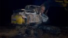 Desconocidos quemaron maquinaria forestal en La Araucanía
